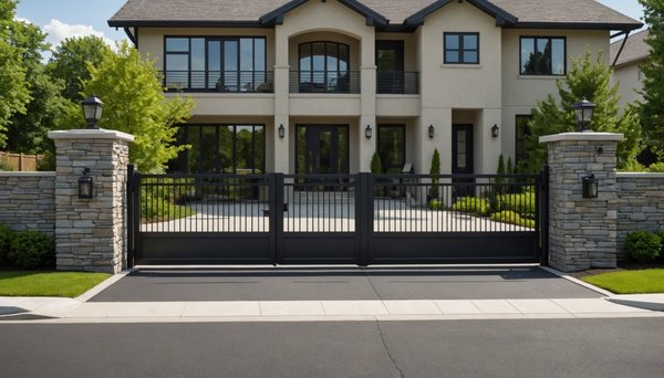 Les avantages des portails à battants : robustesse et motorisation